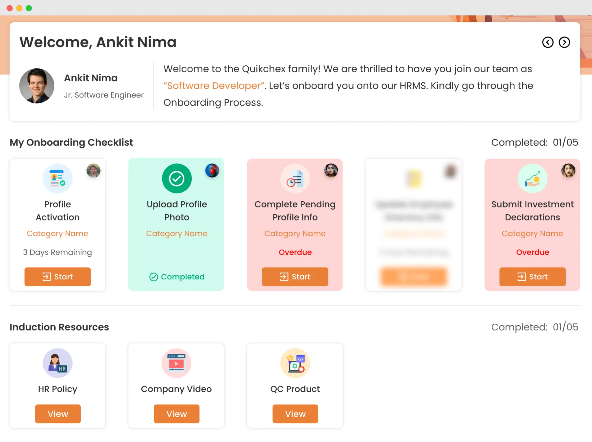 Streamlined Onboarding